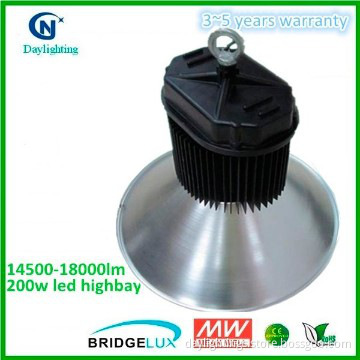 Bridgelux COB chip meanwell driver 200W LED High Bay light